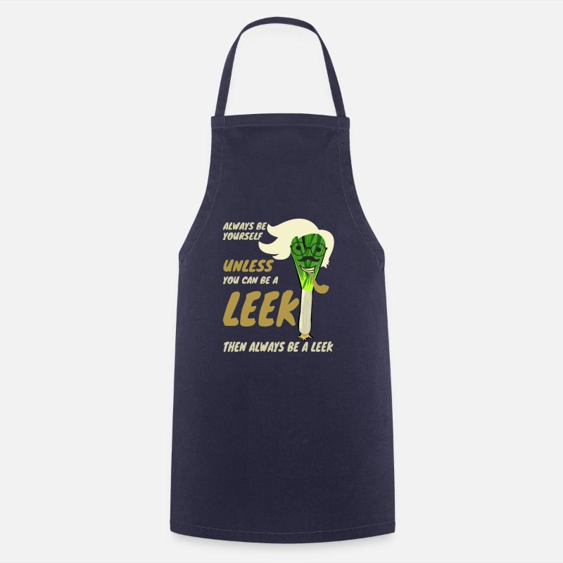 Leek - Cooking Apron - navy