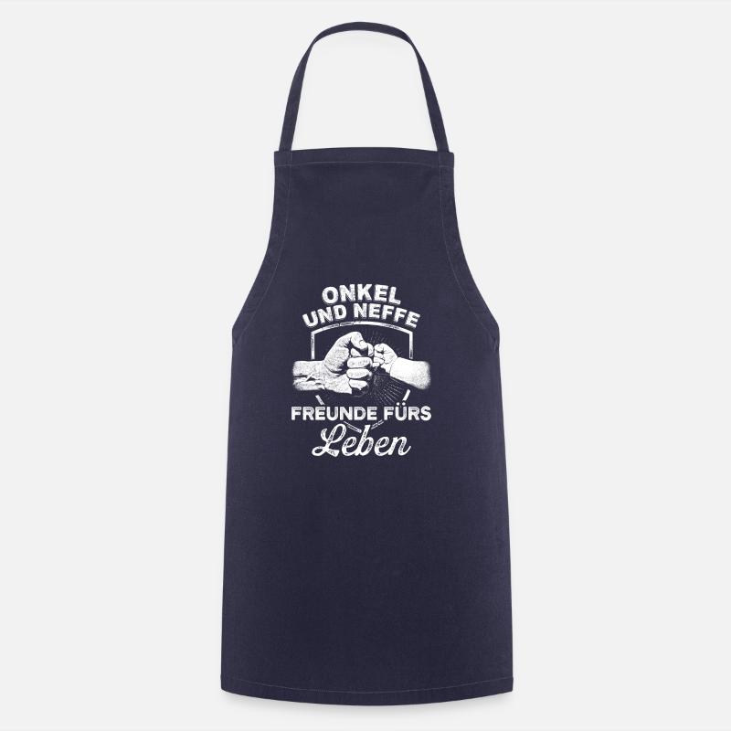 Onkel und Neffe Freunde Stolz Liebe Geschenk - Kochschürze - Navy