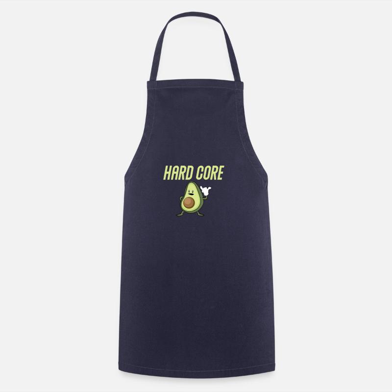 Funny Avocado - Cooking Apron - navy