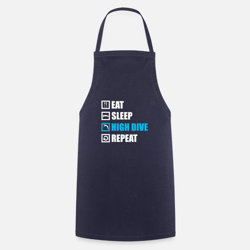 Diving Diving - Cooking Apron - navy