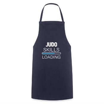 Judo - Tablier de cuisine - marine - Devant - AI Model Male 185 dark (185cm)