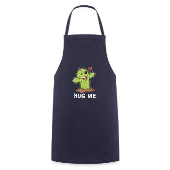 Cactus gratuit Hug Prickly Cacti Hug Me - Tablier de cuisine - marine - Devant - AI Model Male 185 dark (185cm)