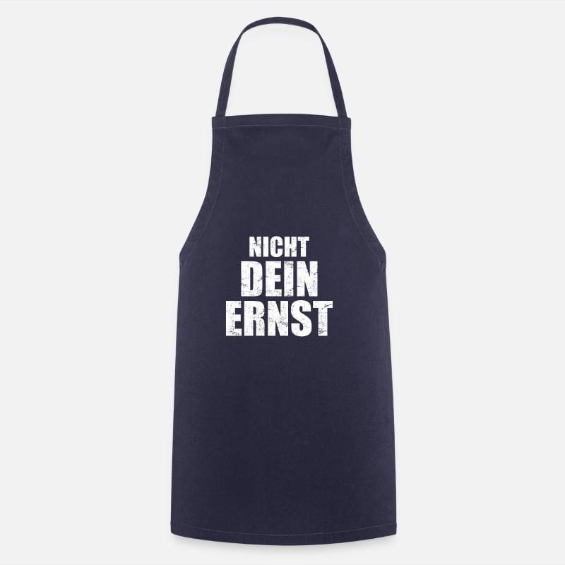 Nicht Dein Ernst - Kochschürze - Navy
