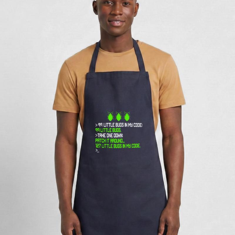 99 petits bugs dans mon code de codage de débogage Funn Tablier de cuisine