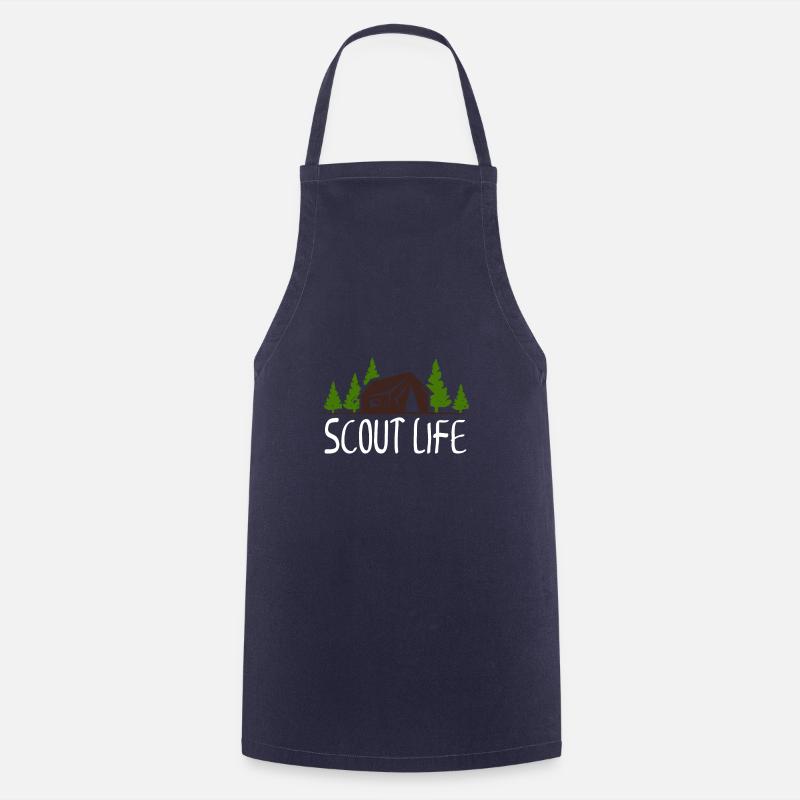 Vie scoute - Tablier de cuisine - marine