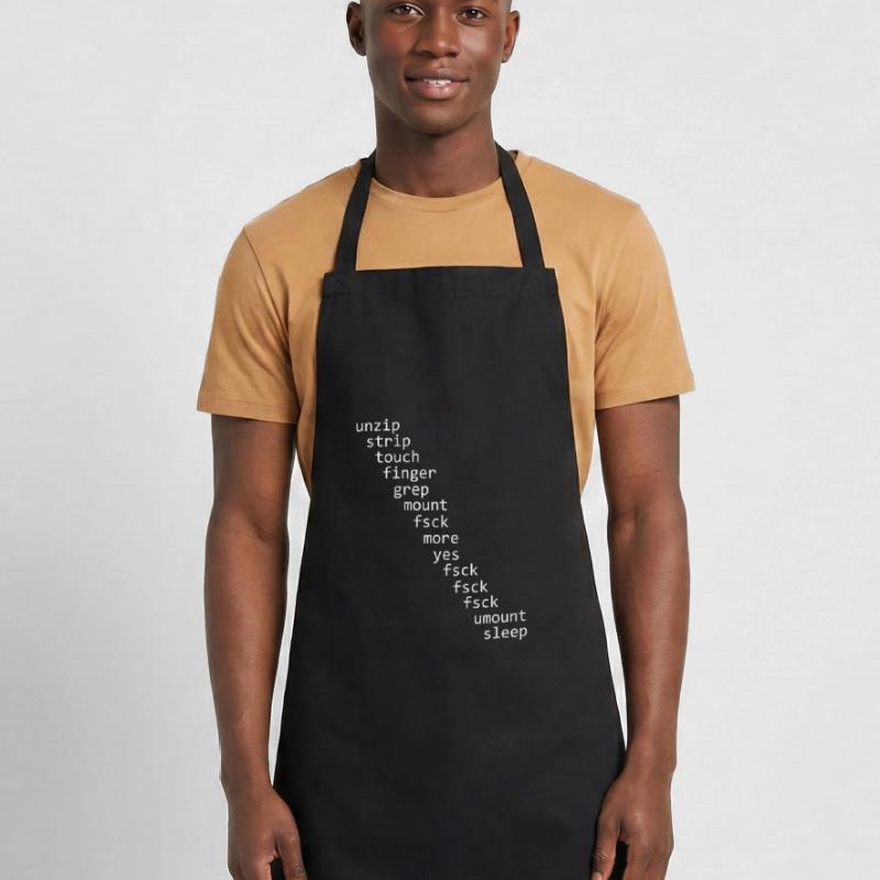 Unix Linux Programmer Sys Admin Sexy Shell Script Tablier de cuisine