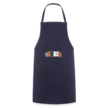Embrace Diversity in a Relationship Gift - Cooking Apron - navy - Front - AI Model Male 185 dark (185cm)