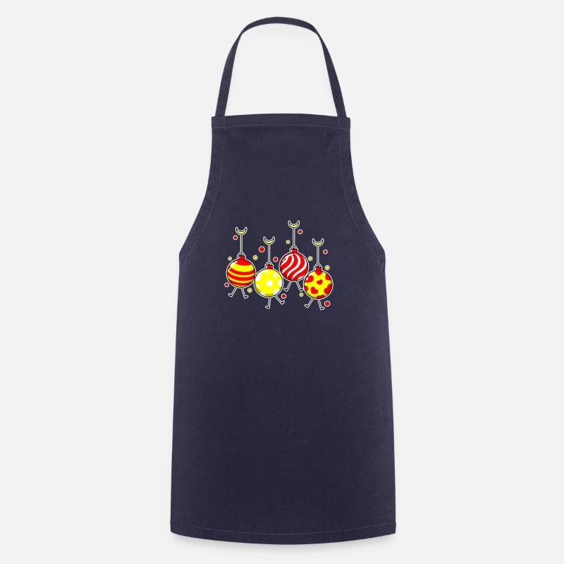 Hässliche Weihnachtspullover Lichter Weihnachten - Kochschürze - Navy