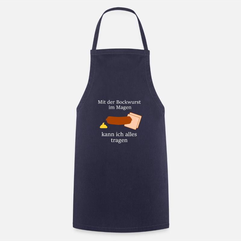 Bockwurst Arbeiter - Kochschürze - Navy