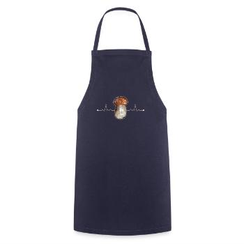 Champignons Chemise Cueilleurs de champignons Champignon Heartbeat Collect Ge - Tablier de cuisine - marine - Devant - AI Model Male 185 dark (185cm)