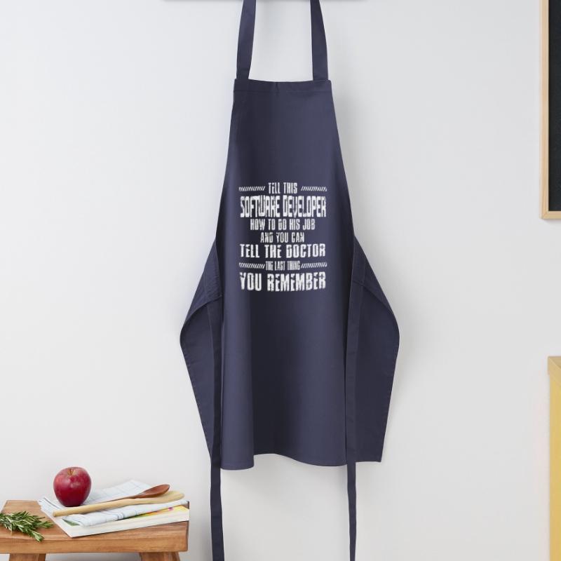Computer Software Developer Code Programming Cooking Apron
