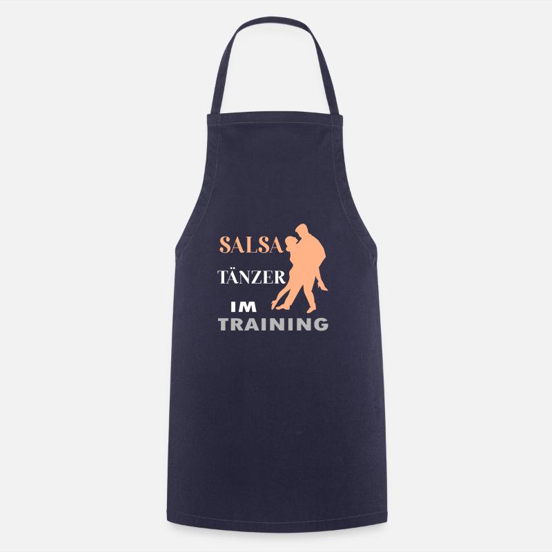 Salsa Tänzer im Training - Kochschürze - Navy
