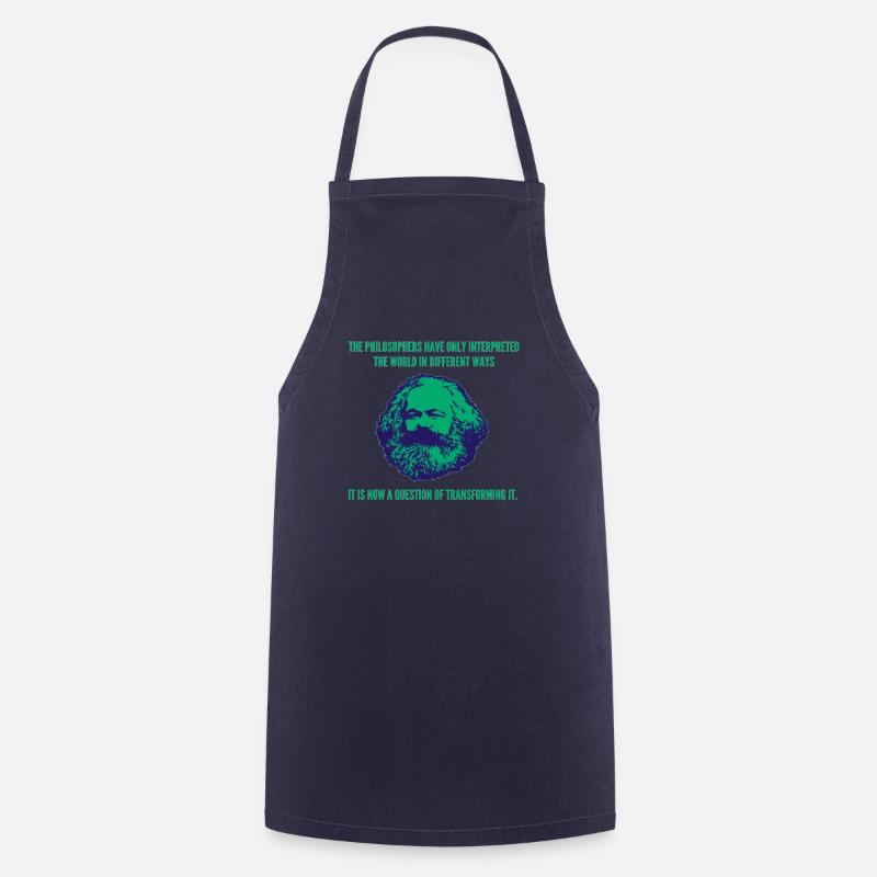 karl marx the philosopher - Tablier de cuisine - marine