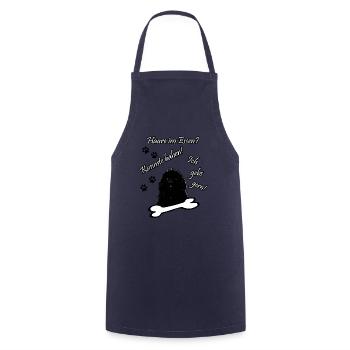 Neufundländer Hund Haare Im Essen - Kochschürze - Navy - Vorne - AI Model Male 185 dark (185cm)