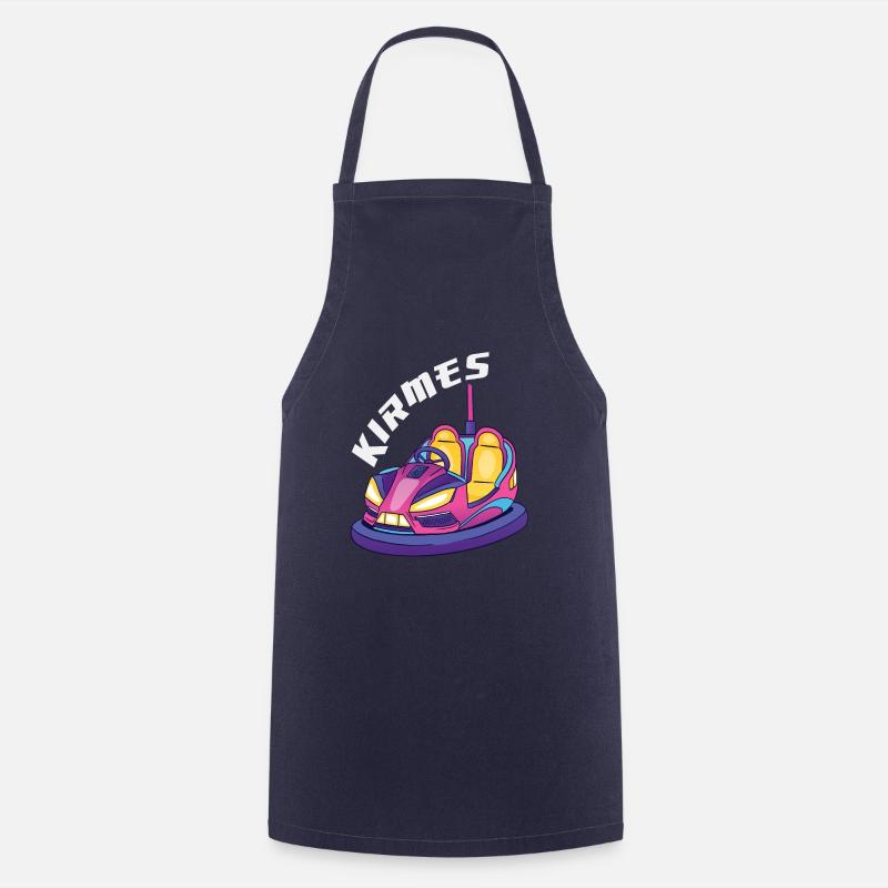 Autoscooter Kirmes Showman Gift - Cooking Apron - navy