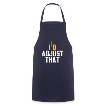 Physiotherapist Bone Spine Chiropractor - Cooking Apron - navy - Front - AI Model Male 185 dark (185cm)