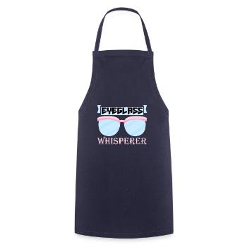 Optician Sayings Optometrist Optics - Cooking Apron - navy - Front - AI Model Male 185 dark (185cm)