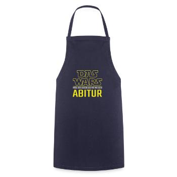 Abitur 2021 Abschluss Spruch Lustig Geschenk - Kochschürze - Navy - Vorne - AI Model Male 185 dark (185cm)