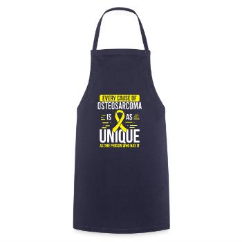 Osteogenic Sarcoma Month Day Warrior Survivor - Cooking Apron - navy - Front - AI Model Male 185 dark (185cm)