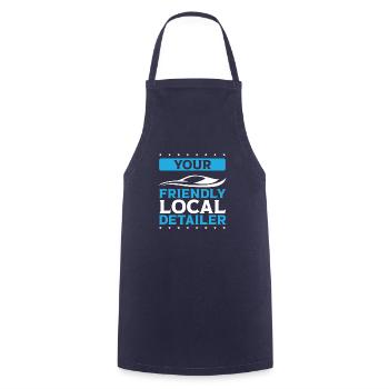 Auto Detailer Your local Detailer Hobby Detailing - Cooking Apron - navy - Front - AI Model Male 185 dark (185cm)
