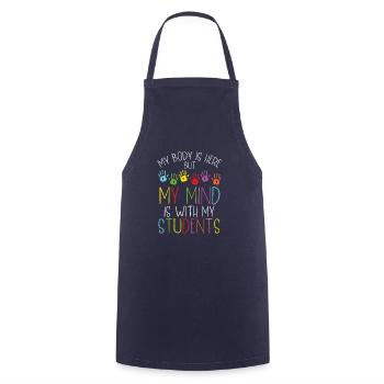 Sped Teacher My Students Special Education Teacher - Cooking Apron - navy - Front - AI Model Male 185 dark (185cm)