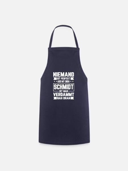 Schmidt Niemand ist Perfekt Geschenk - Kochschürze - Navy