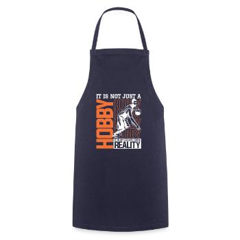 Ask Me About Basketball Actually You Don't Have To - Kochschürze - Navy - Vorne - AI Model Male 185 dark (185cm)