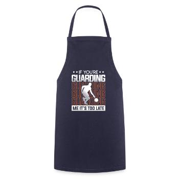 Ask Me About Basketball Actually You Don't Have To - Kochschürze - Navy - Vorne - AI Model Male 185 dark (185cm)