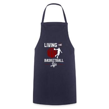 Ask Me About Basketball Actually You Don't Have To - Kochschürze - Navy - Vorne - AI Model Male 185 dark (185cm)