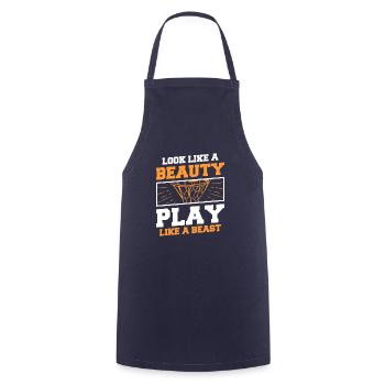 Ask Me About Basketball Actually You Don't Have To - Kochschürze - Navy - Vorne - AI Model Male 185 dark (185cm)