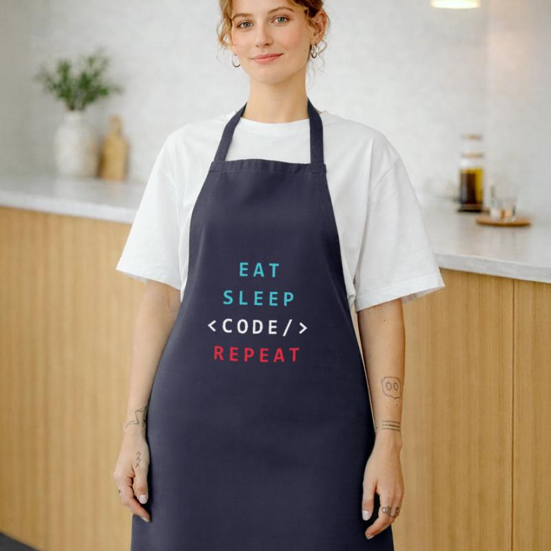 Coding IT Geek - Eat Sleep Code Repeat Programming Kochschürze