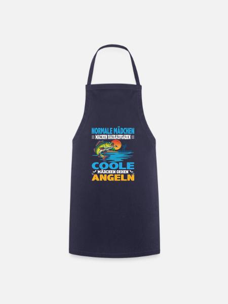 Normale Mädchen machen Hausaufgaben coole Mädchen - Kochschürze - Navy