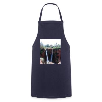 Fontaines d’Ouzoud 2 - Tablier de cuisine - marine - Devant - AI Model Male 185 dark (185cm)