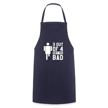 3 Out Of 4 Isn't Too Bad Amputation Leg Amputee - Cooking Apron - navy - Front - AI Model Male 185 dark (185cm)