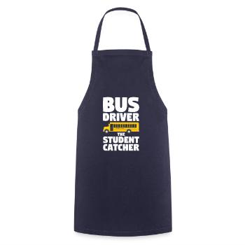 Bus Driver The Student Catcher Back To School - Kochschürze - Navy - Vorne - AI Model Male 185 dark (185cm)