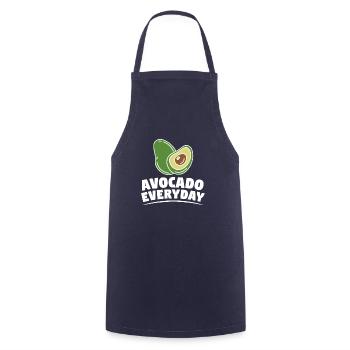 Avocado Everyday National Guacamole Day Guac - Kochschürze - Navy - Vorne - AI Model Male 185 dark (185cm)