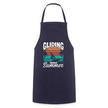 Windsurfing Board Gliding Summer Windsurfer - Cooking Apron - navy - Front - AI Model Male 185 dark (185cm)