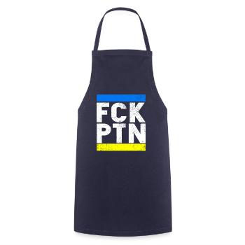 FCK PTN - Cooking Apron - navy - Front - AI Model Male 185 dark (185cm)