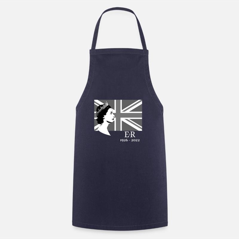 Queen Elizabeth II EIIR - Cooking Apron - navy