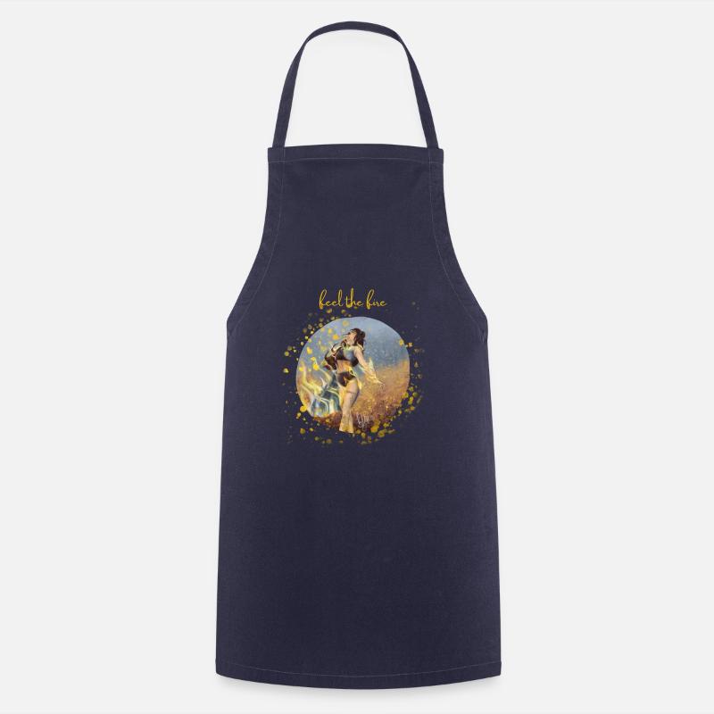 Feel the fire,phoenix - Cooking Apron - navy