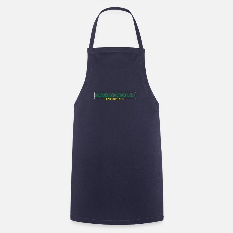 Feuille de calcul comptable CPA Fun Comptable Humour - Tablier de cuisine - marine