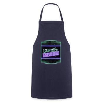 Birthday Gift Fun Funny Gift Idea - Cooking Apron - navy - Front - AI Model Male 185 dark (185cm)