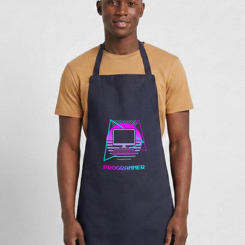 Retro Programmer Computer Programming Cooking Apron