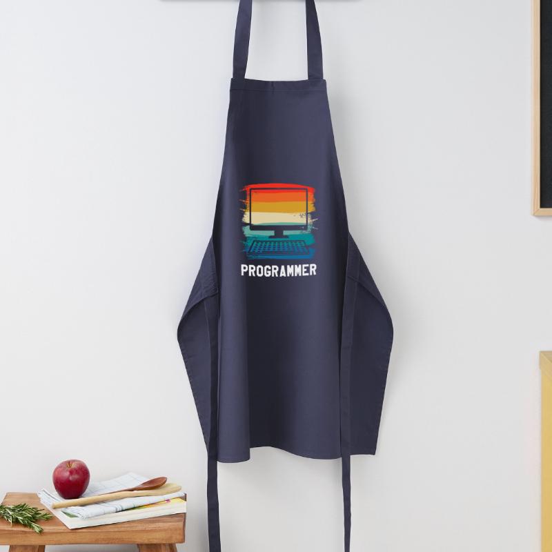 Retro Vintage Programmer Computer Programming Kochschürze
