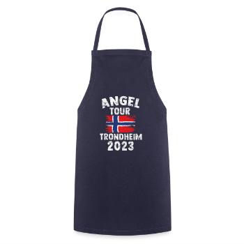 TRONDHEIM 2023 Angel Tour Norwegen - Kochschürze - Navy - Vorne - AI Model Male 185 dark (185cm)