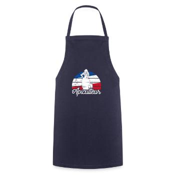 Drapeau Français Apiculture Apiculteur - Kochschürze - Navy - Vorne - AI Model Male 185 dark (185cm)