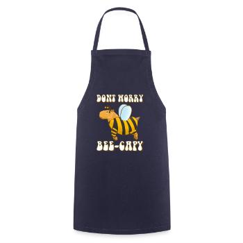 Capybara Bee Costume - Cooking Apron - navy - Front - AI Model Male 185 dark (185cm)