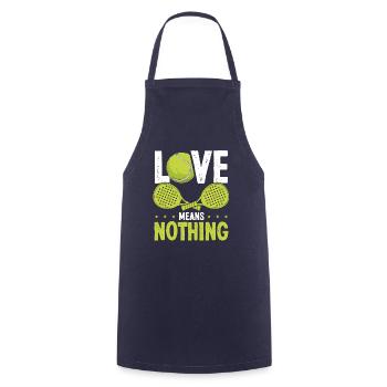 Paddle Tennis Love ne veut rien dire Paddle Player - Tablier de cuisine - marine - Devant - AI Model Male 185 dark (185cm)