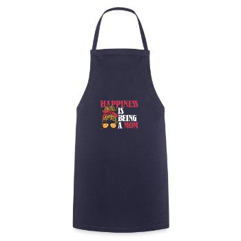 Happiness is being a Mom Mother Sunglasses - Cooking Apron - navy - Front - AI Model Male 185 dark (185cm)