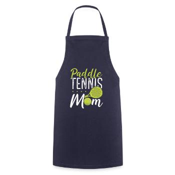 Paddle Tennis Maman Fête des mères Paddle Mama Player - Tablier de cuisine - marine - Devant - AI Model Male 185 dark (185cm)